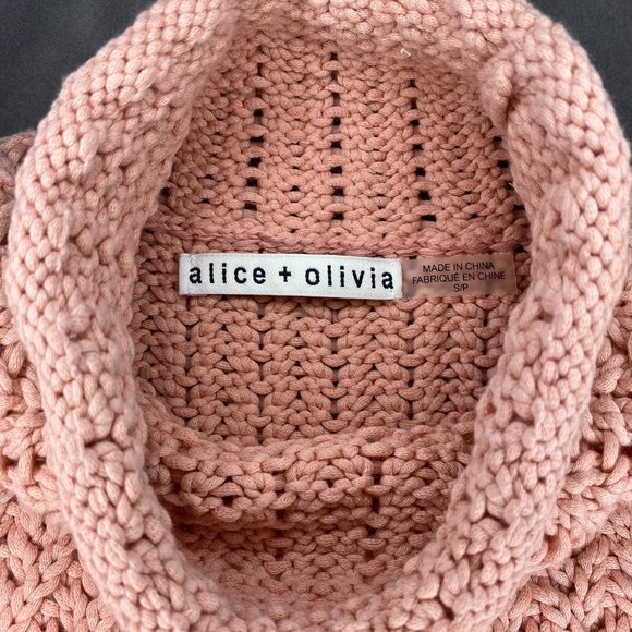 Alice + Olivia High-Low Light Pink Sweater Tank - Picture 10 of 10